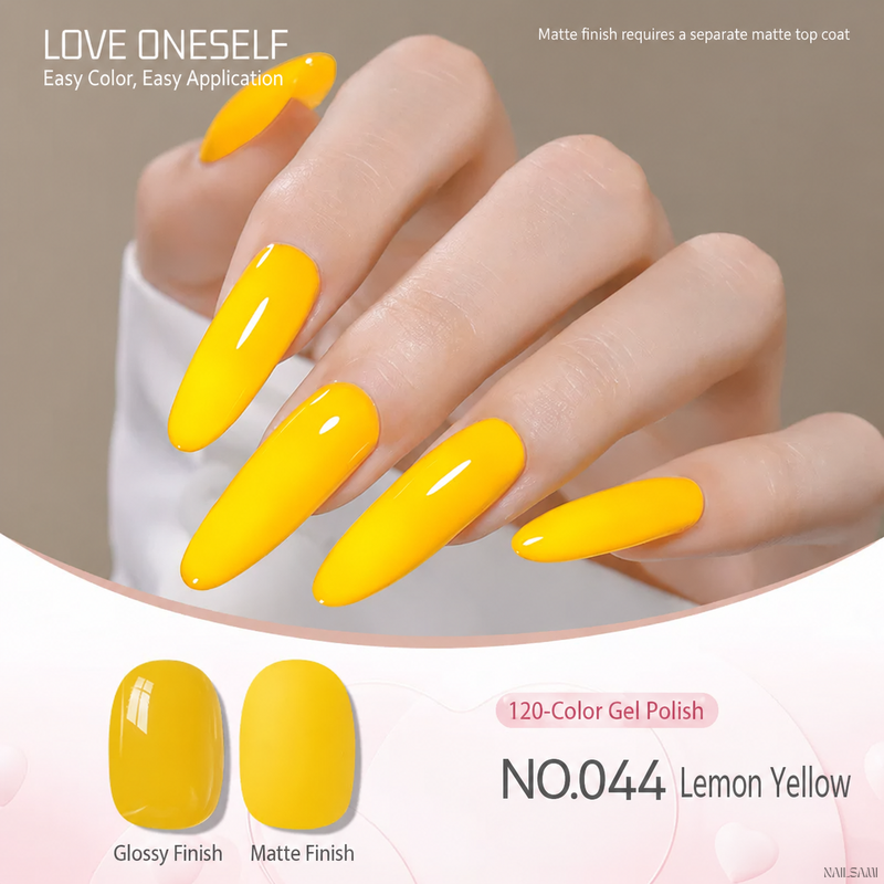 BOMD gel polish NO.044 Lemon Yellow