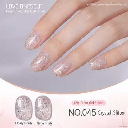 BOMD gel polish NO.045 Crystal Glitter
