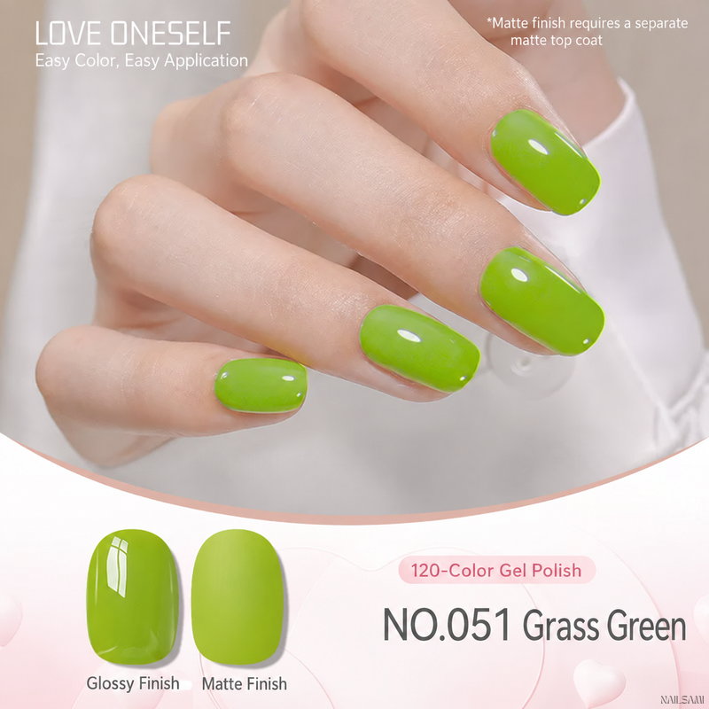 BOMD gel polish NO.051 Grass Green