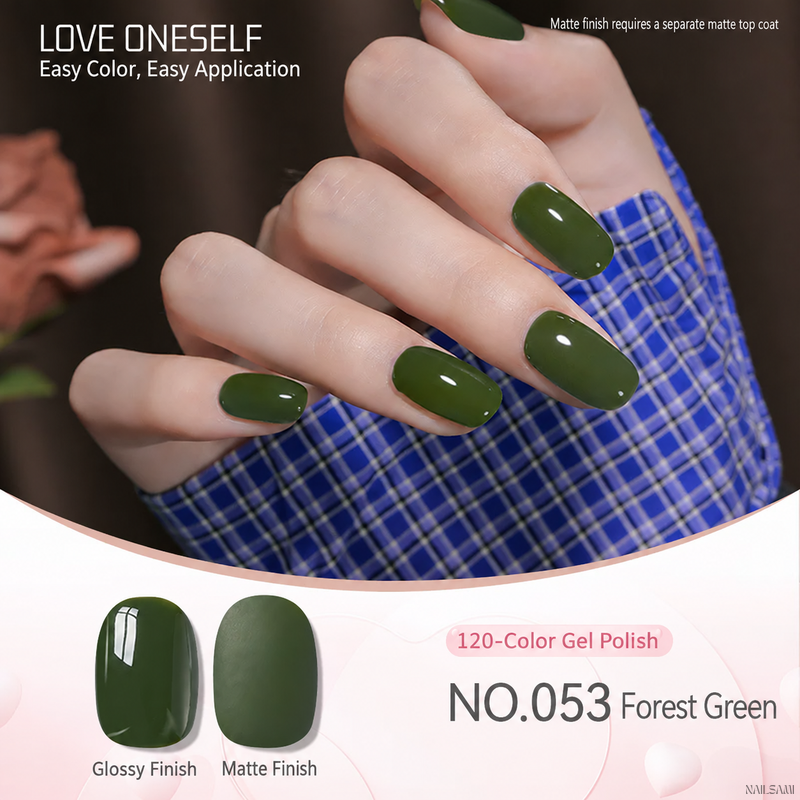 BOMD gel polish NO.053 Forest Green