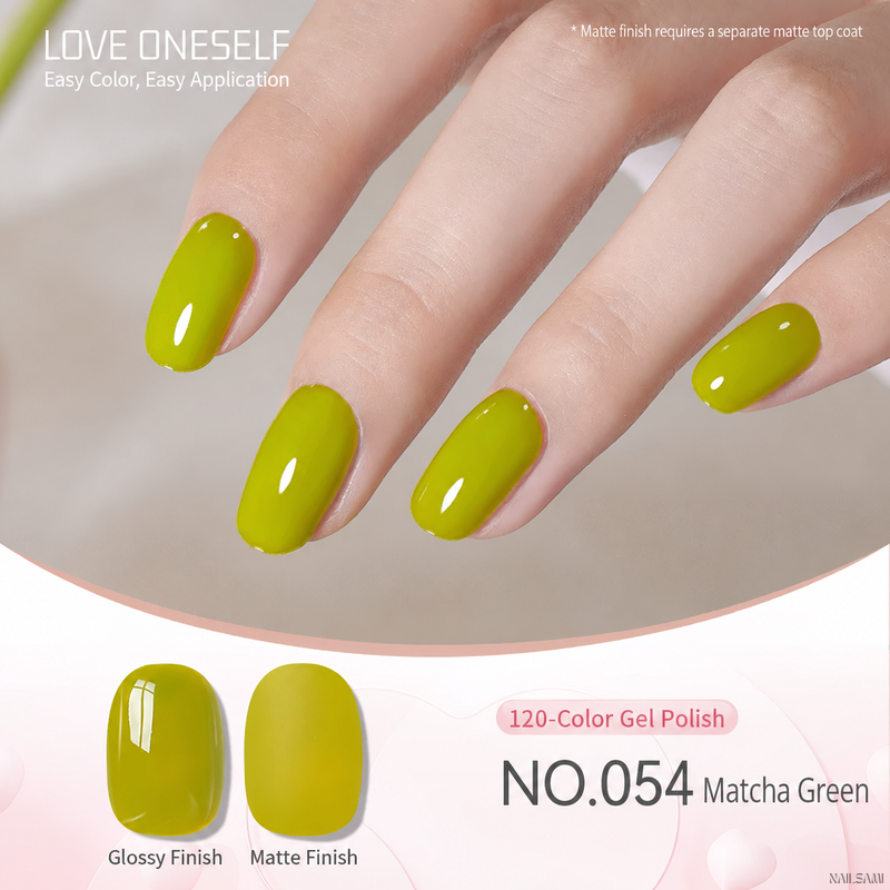 BOMD gel polish NO.054 Matcha Green