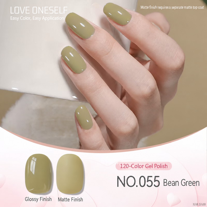 BOMD gel polish NO.055 Bean Green
