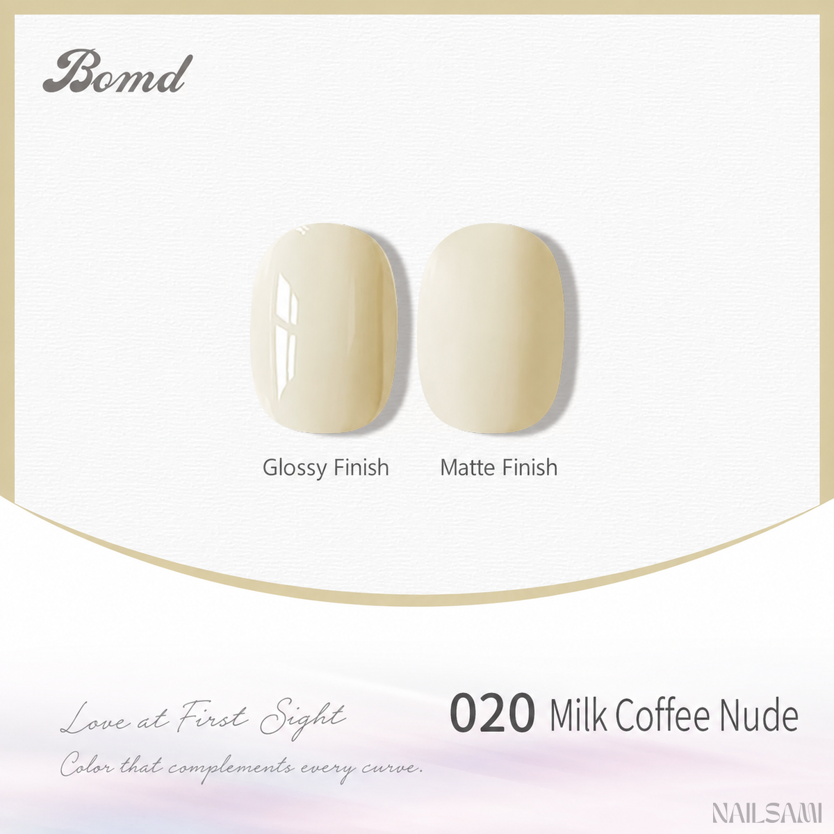 BOMD 68-Color #020 Milk Coffee Nude gel polish