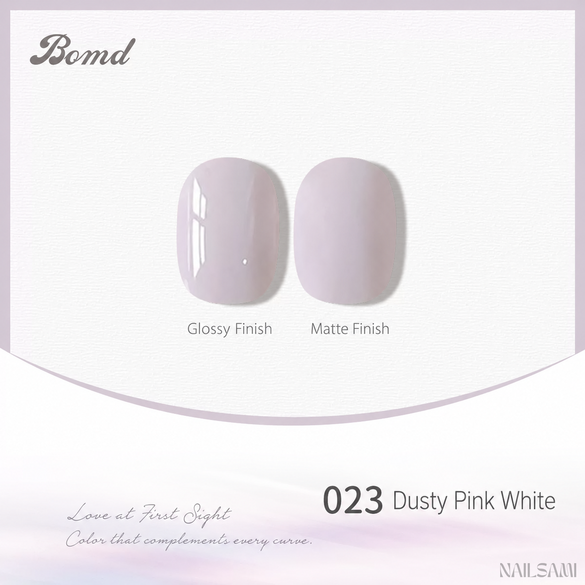 BOMD 68-Color #023 Dusty Pink White gel polish