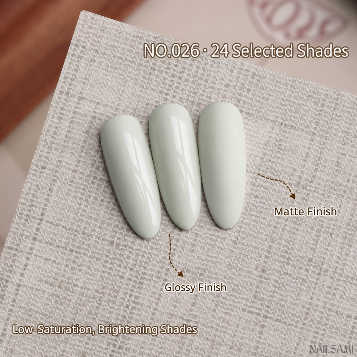 BOMD Autumn Winter E026 Bamboo Moon solid gel polish swatch