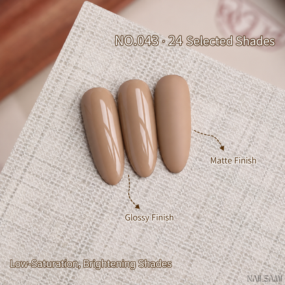 BOMD Autumn Winter E043 Lotus Blush solid gel polish swatch