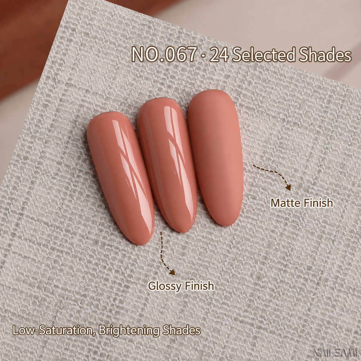 BOMD Autumn Winter E067 Blushed Rose solid gel polish swatch
