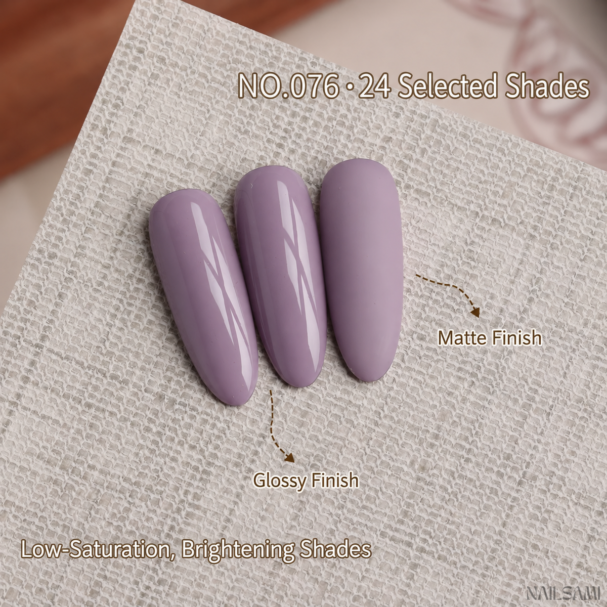 BOMD Autumn Winter E076 Hibiscus Mauve solid gel polish swatch