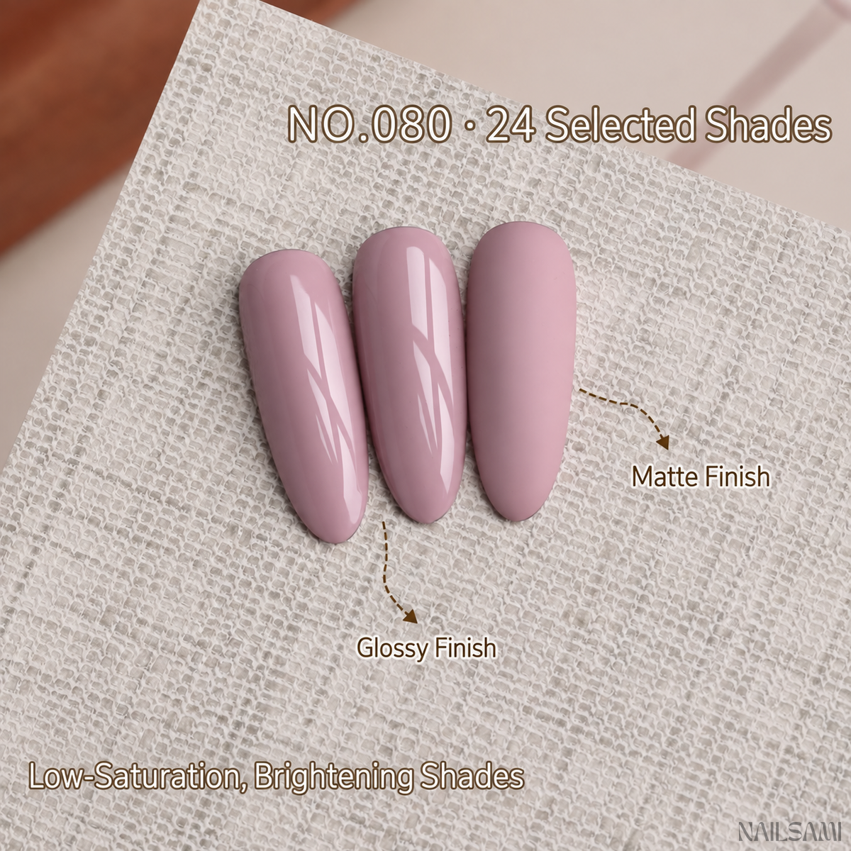 BOMD Autumn Winter E080 Smoky Rose solid gel polish swatch