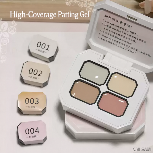 BOMD four-color nude patting gel palette option