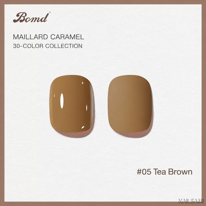 BOMD Maillard Caramel #05 Tea Brown gel polish swatch