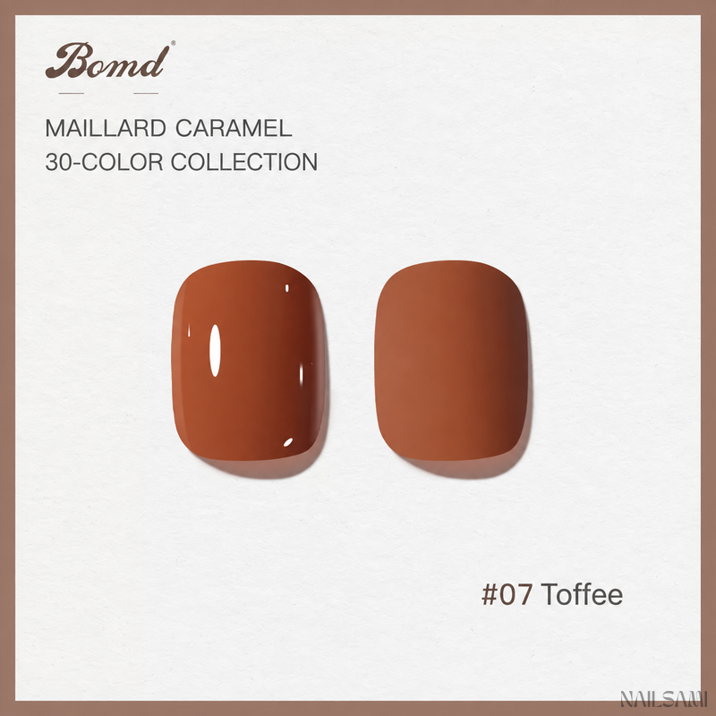 BOMD Maillard Caramel #07 Toffee gel polish swatch