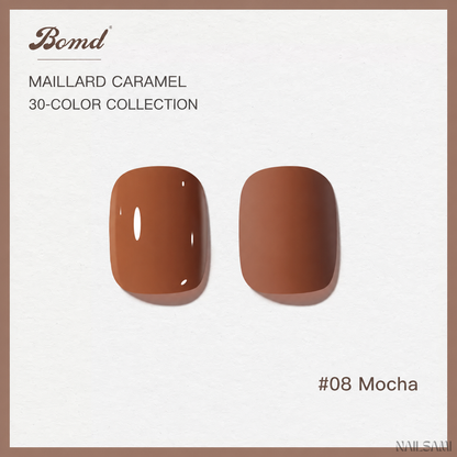 BOMD Maillard Caramel #08 Mocha gel polish swatch