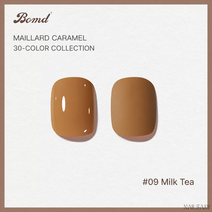 BOMD Maillard Caramel #09 Milk Tea gel polish swatch