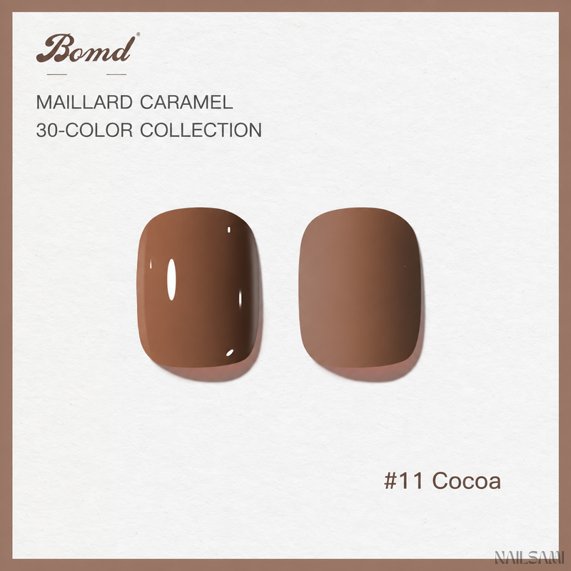 BOMD Maillard Caramel #11 Cocoa gel polish swatch