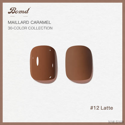 BOMD Maillard Caramel #12 Latte gel polish swatch