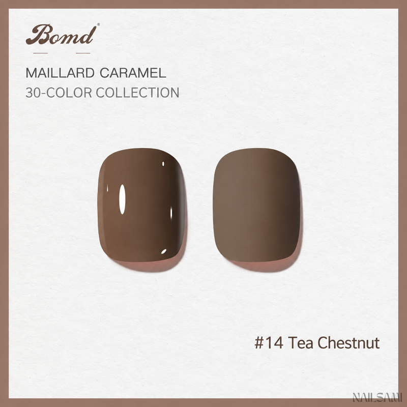 BOMD Maillard Caramel #14 Tea Chestnut gel polish swatch