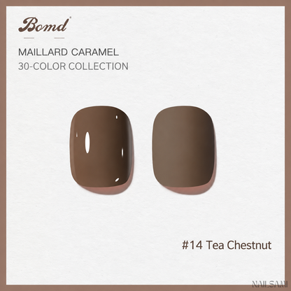 BOMD Maillard Caramel #14 Tea Chestnut gel polish swatch