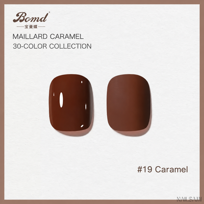 BOMD Maillard Caramel #19 Caramel gel polish swatch