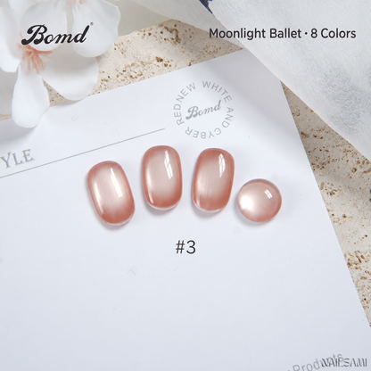 BOMD Moonlight Ballet #03 nude pink cat-eye gel swatch