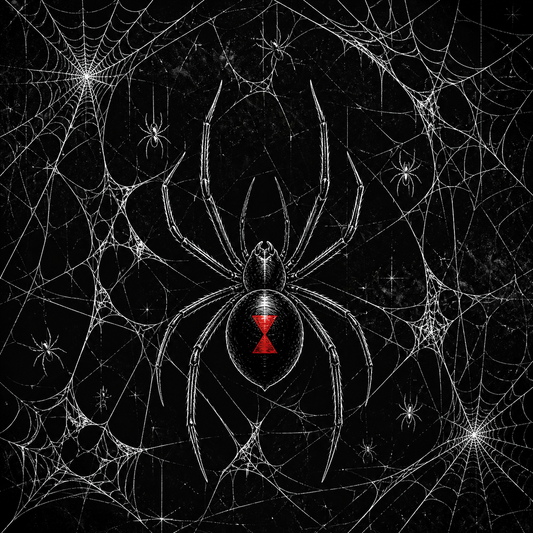 Spider Web Halloween Nail Art