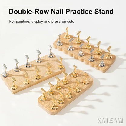Magnetic Nail Tip Practice Stand Set