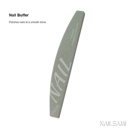 Premium Nail File & Sponge Buffer Collection