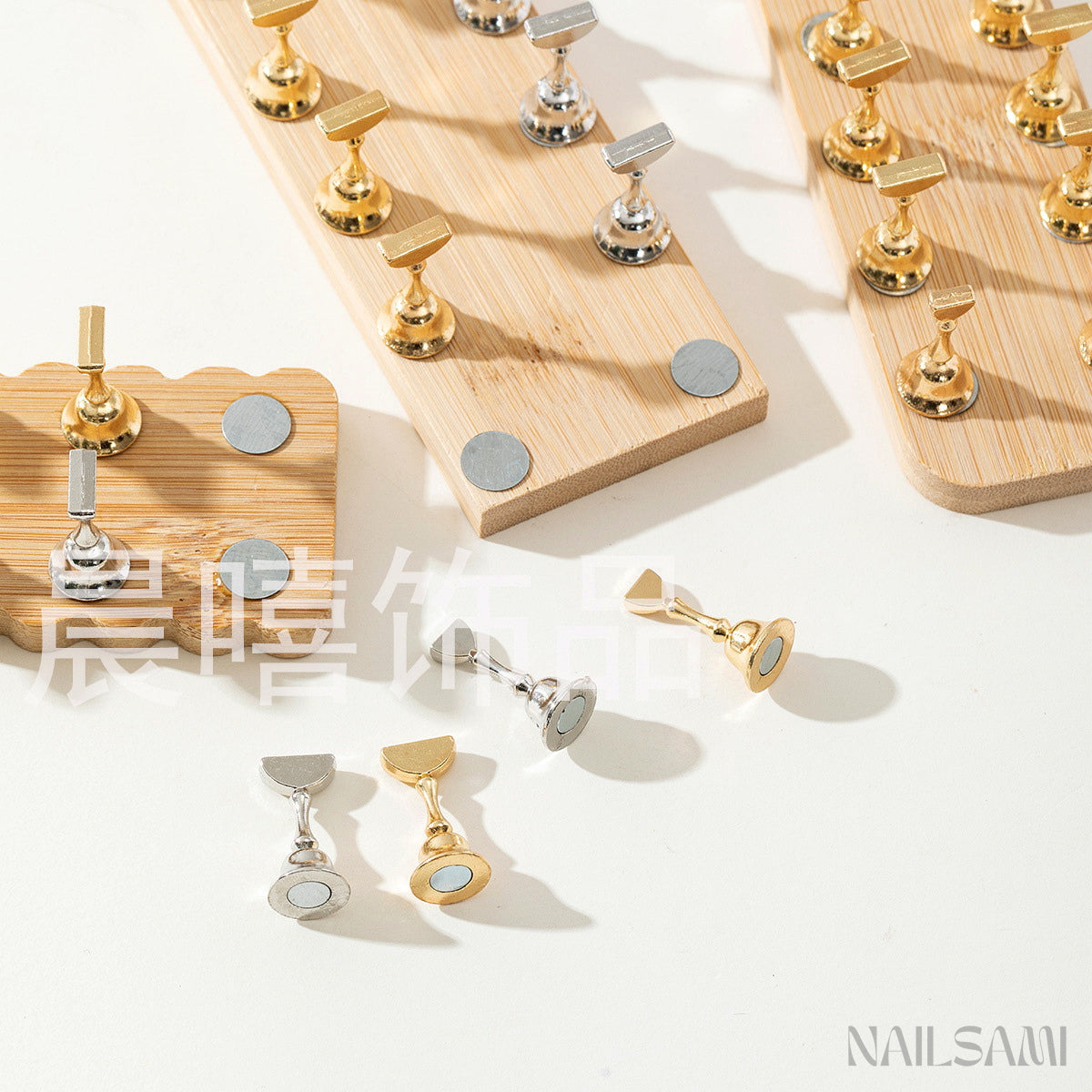 Magnetic Nail Tip Practice Stand Set