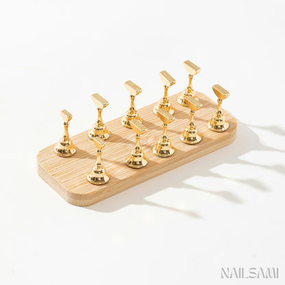 Magnetic Nail Tip Practice Stand Set