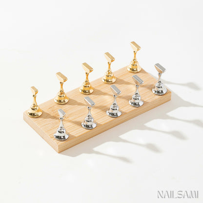Magnetic Nail Tip Practice Stand Set
