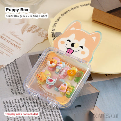 Clear Press-On Nail Storage Box