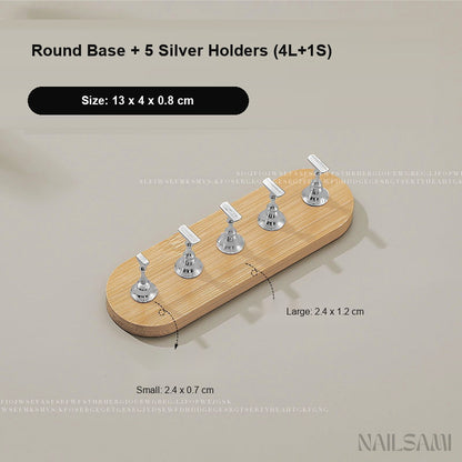 Magnetic Nail Tip Practice Stand Set