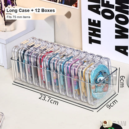 Clear Press-On Nail Storage Box