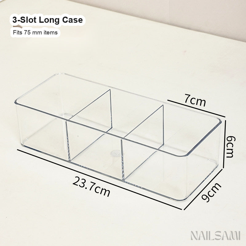 Clear Press-On Nail Storage Box
