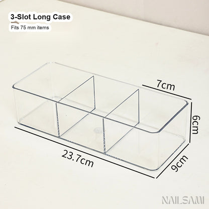 Clear Press-On Nail Storage Box