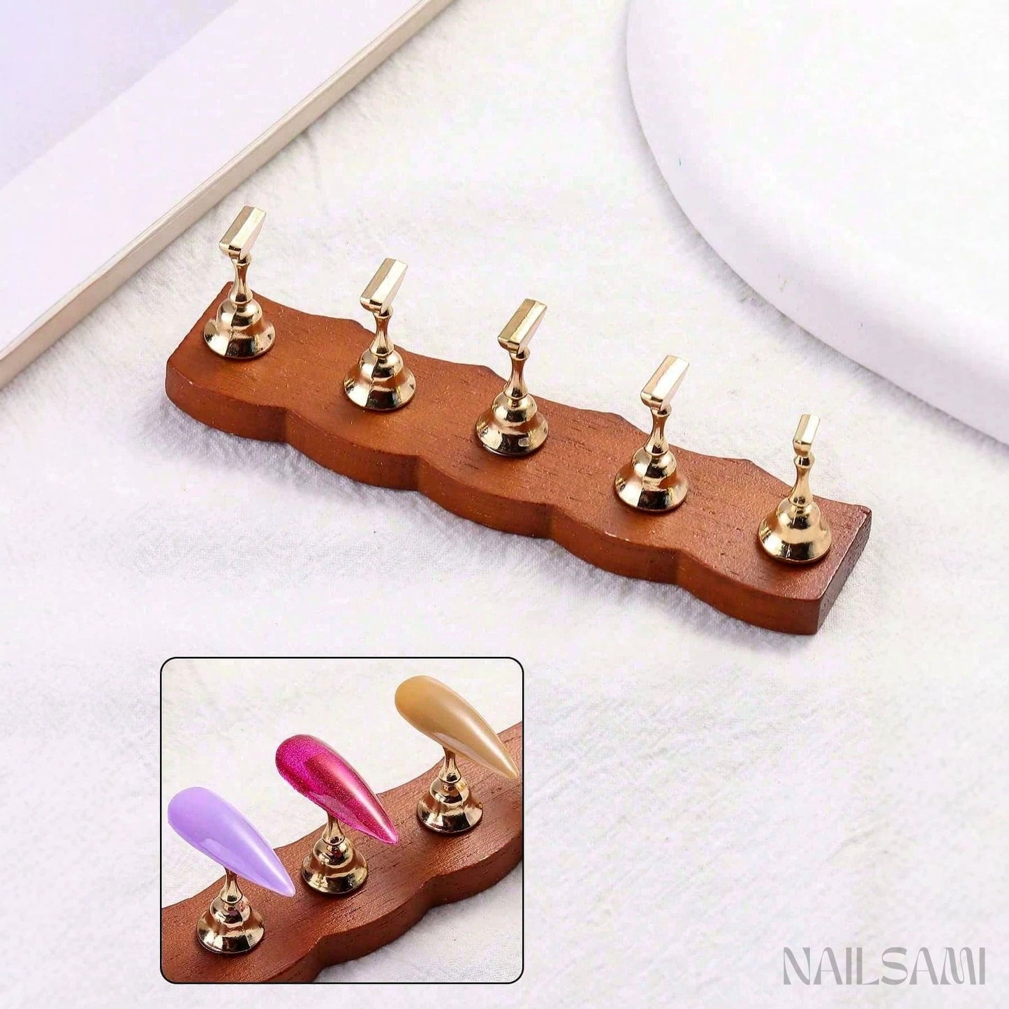Magnetic Nail Tip Practice Stand Set