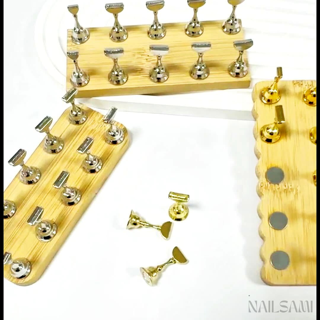 Magnetic Nail Tip Practice Stand Set
