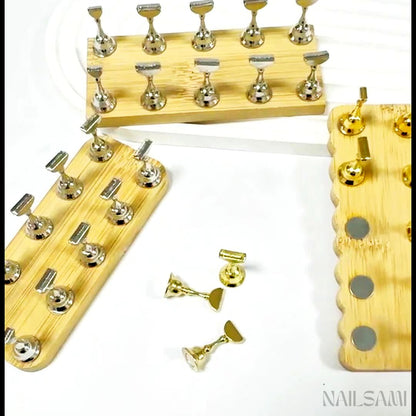 Magnetic Nail Tip Practice Stand Set