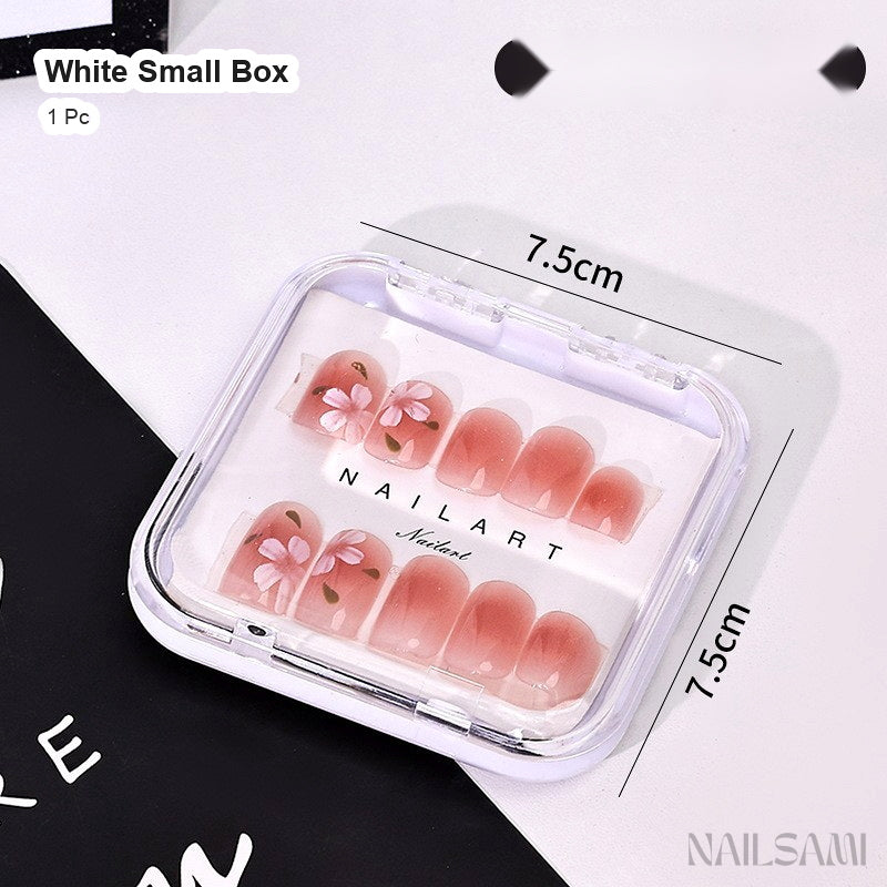 Clear Press-On Nail Storage Box