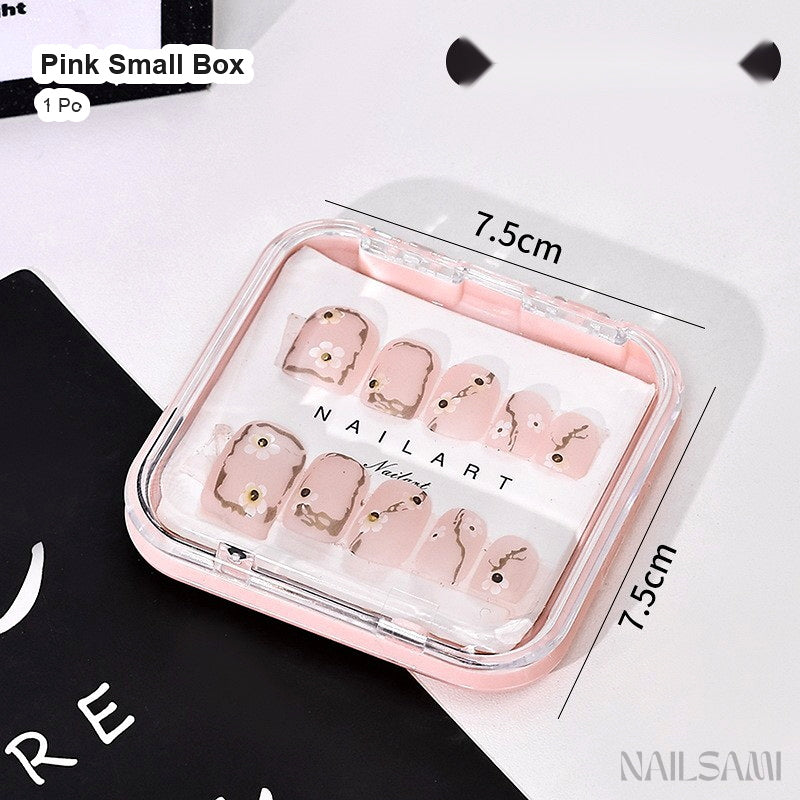 Clear Press-On Nail Storage Box