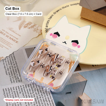 Clear Press-On Nail Storage Box