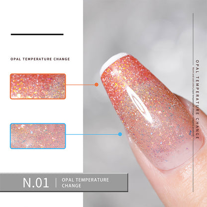 Temperature Changing Glitter Gel Polish NAILSAMI