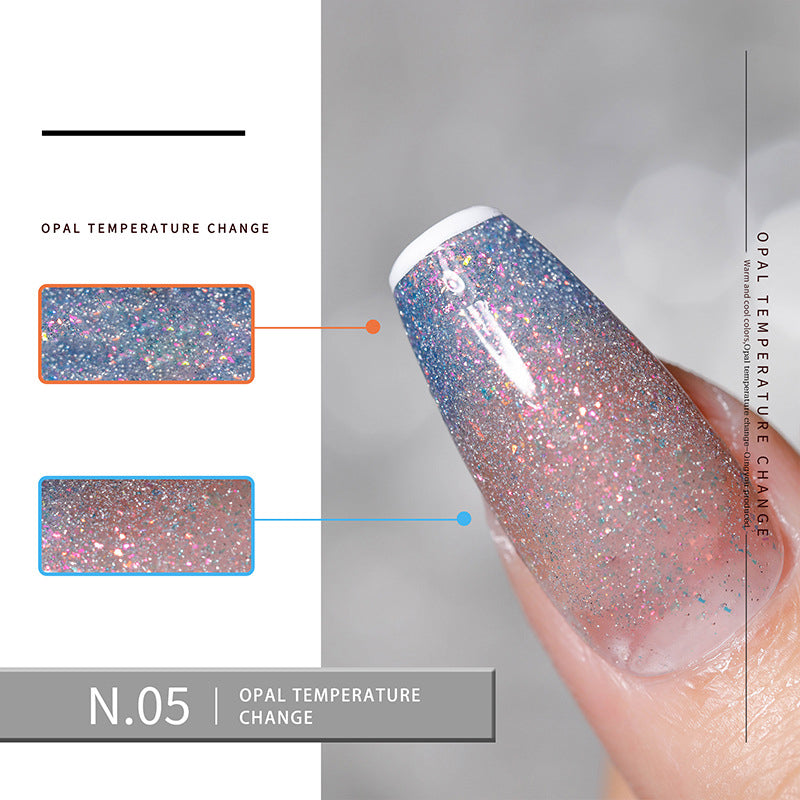 Temperature Changing Glitter Gel Polish NAILSAMI