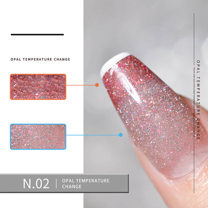 Temperature Changing Glitter Gel Polish NAILSAMI