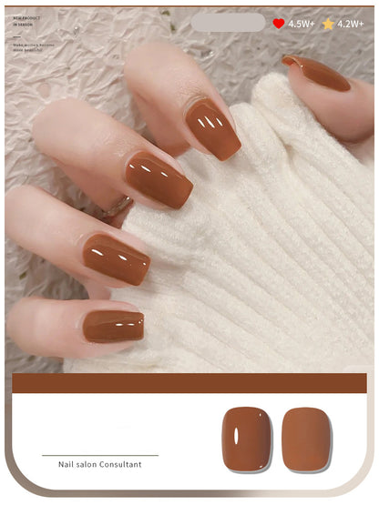 36-Color Caramel Gel Polish Series 2024 NAILSAMI