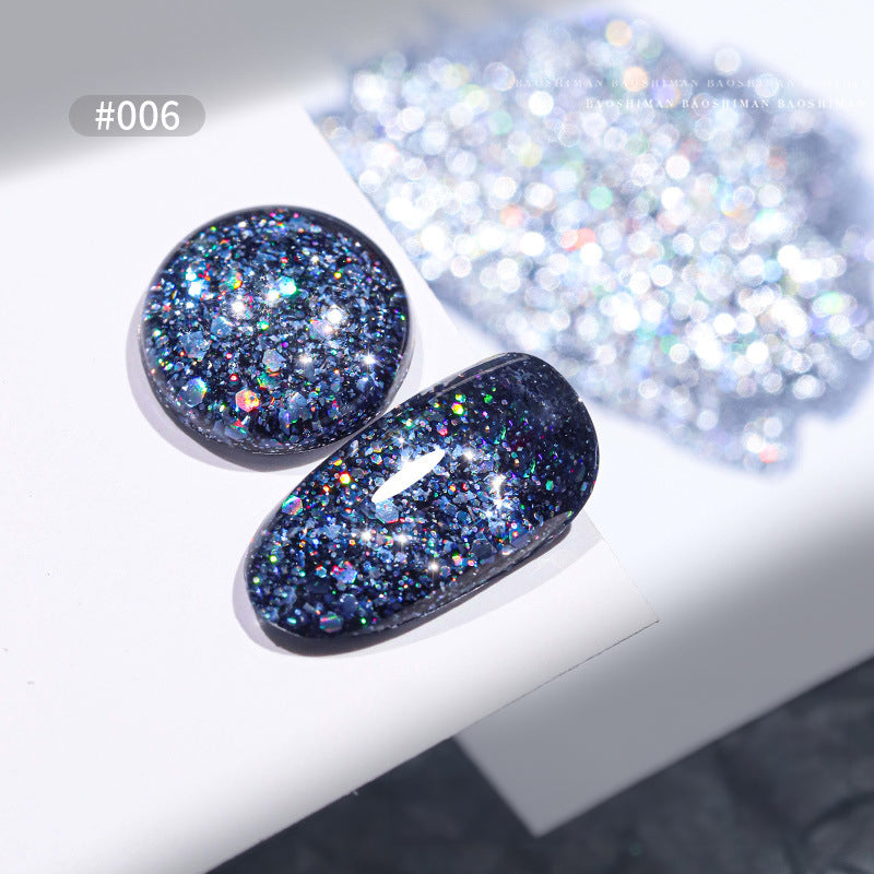 Shimmering Light Blue Nails 2025