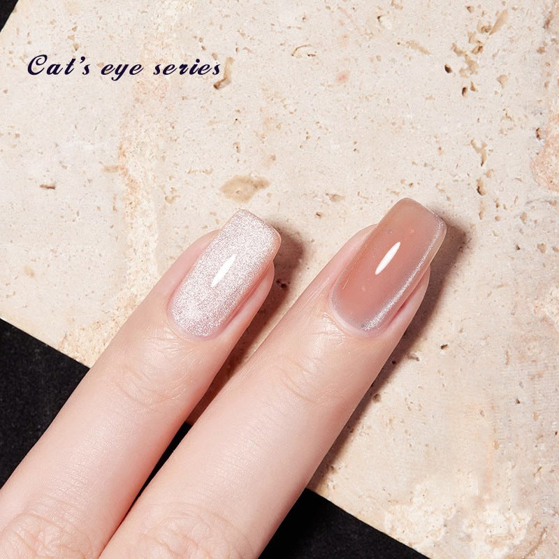 Starry Night Cat Eye Gel Polish 2024 Star Dance Floor Cat Eye 05 for elegant starry night cat eye nail art with a stunning finish