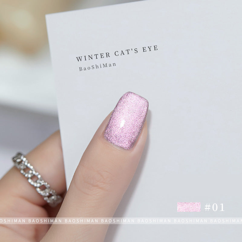 Cool Dream Winter Cat Eye 01 for creating stunning and icy nail designs with a cool dream winter cat eye effect, adding a frosty touch