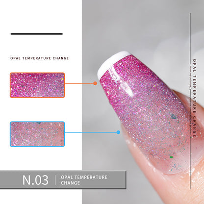 Temperature Changing Glitter Gel Polish NAILSAMI