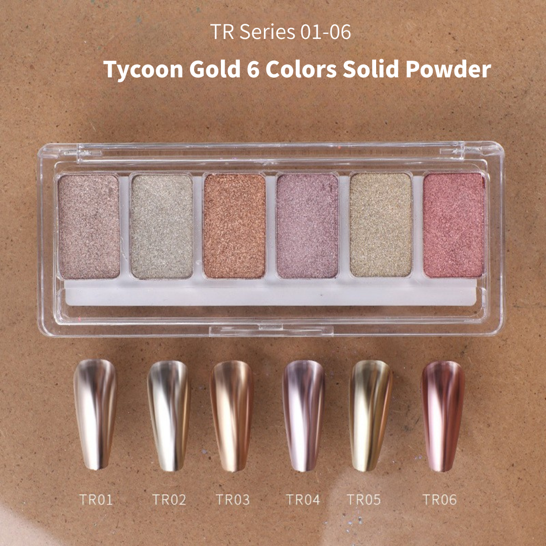 Solid Mirror Chrome Powder Set